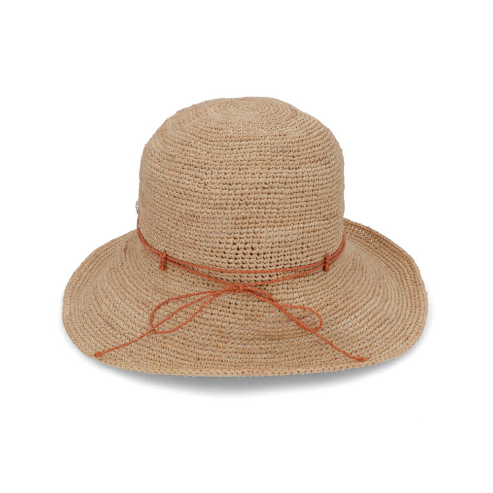 HELEN KAMINSKI ハット ナチュラル×ベージュオレンジ 麦わら帽子 HAT51269