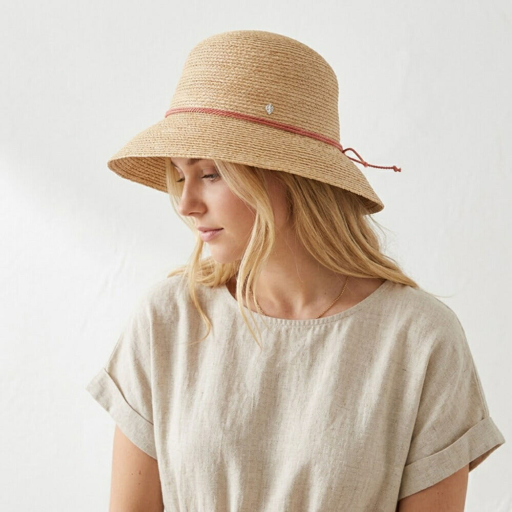 HELEN KAMINSKI 帽子 ハット VALENCE 9 ナチュラル×イエロー ナチュラル×ブルー 麦わら HAT51498
