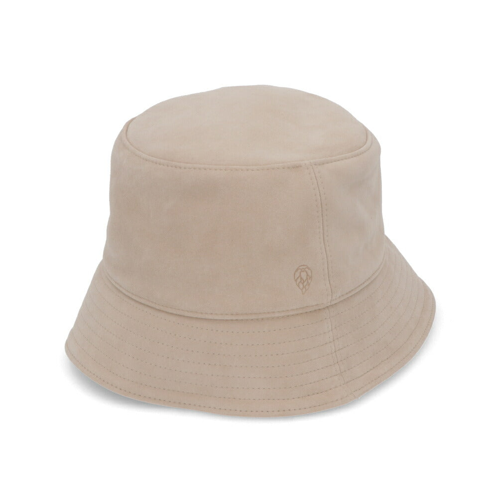 HELEN KAMINSKI ナチュラルベージュ シープスエード バケットハット HAT51514