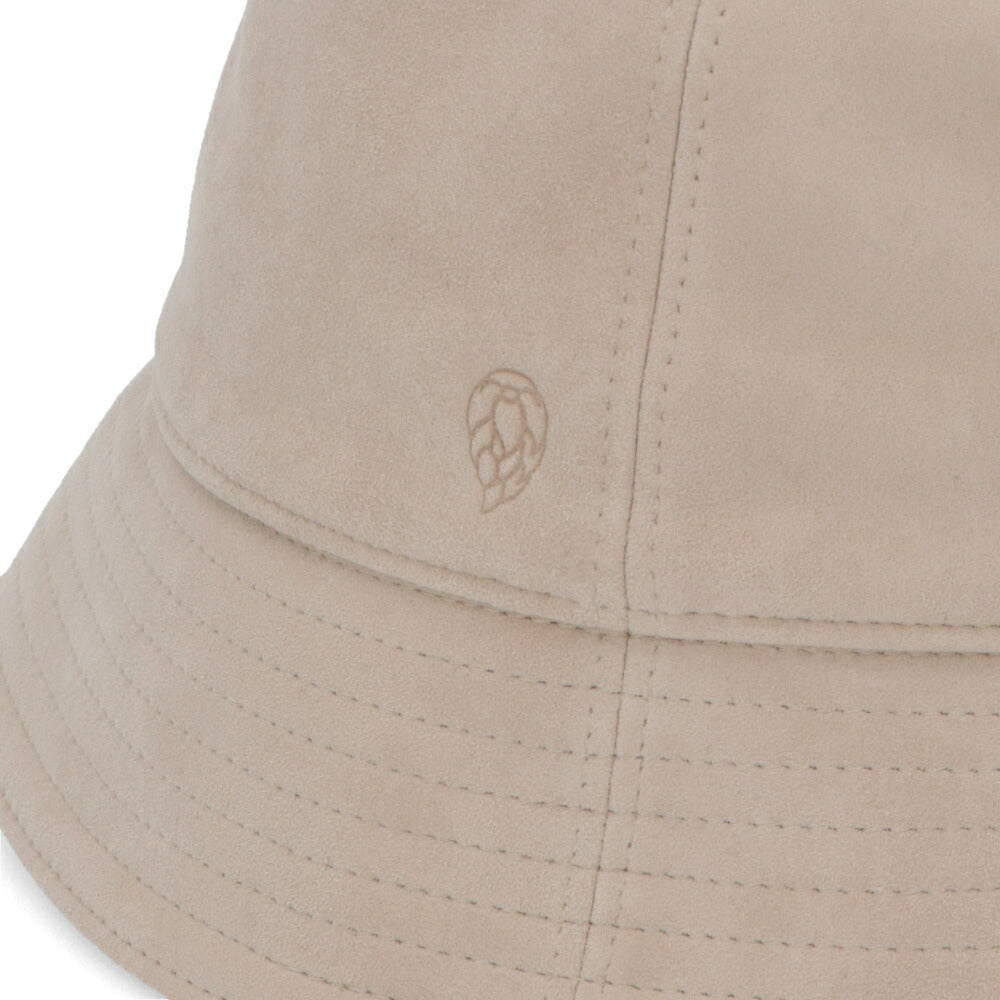 HELEN KAMINSKI ナチュラルベージュ シープスエード バケットハット HAT51514