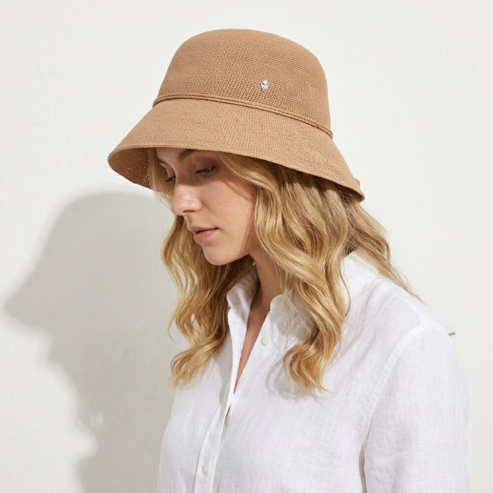 HELEN KAMINSKI オフホワイト ライトベージュ パナマ パナマハット ストローハット HAT51575