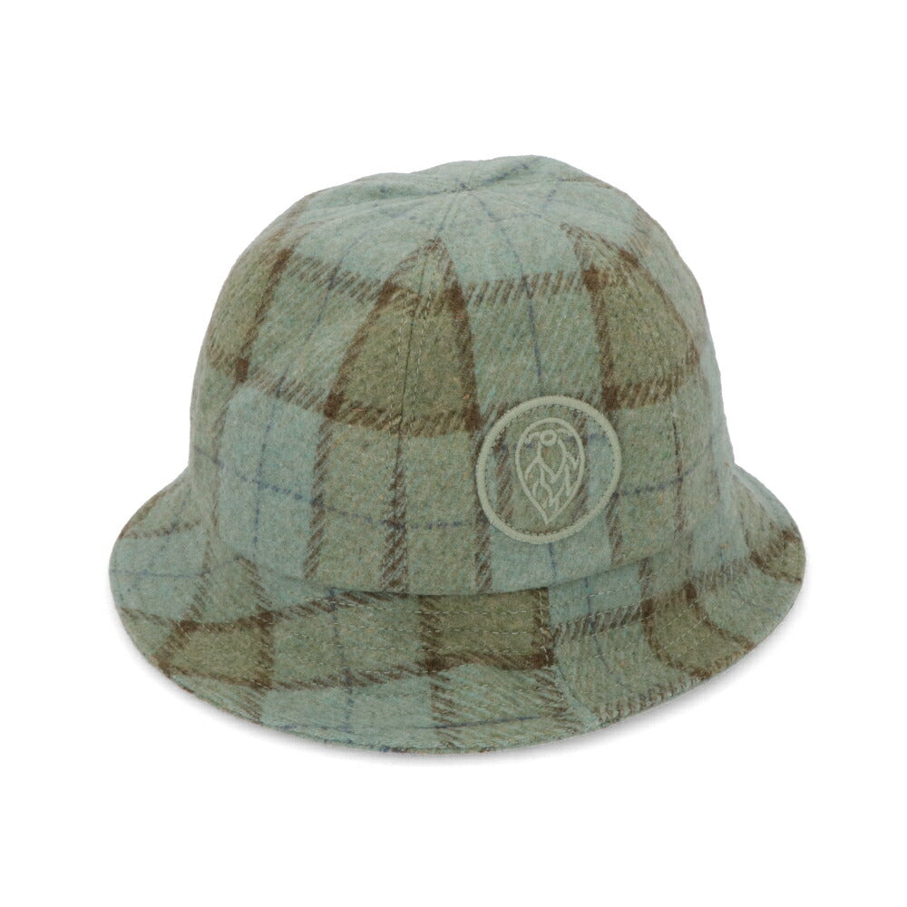 HELEN KAMINSKI 帽子 ハット クリーム グリーン チェック柄 HAT51630