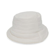 HELEN KAMINSKI ホワイト バケットハット ツイード HAT51649