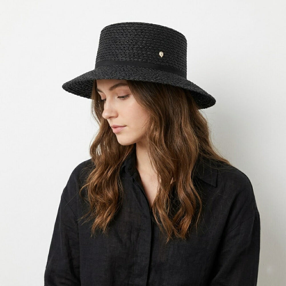 HELEN KAMINSKI 帽子 ハット ブラック ベージュ HAT51739