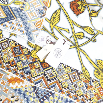 エルメス HERMES スカーフ カシシル140 ホワイト