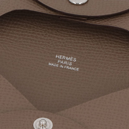 HERMES バスティア コインケース エトゥープ エプソン