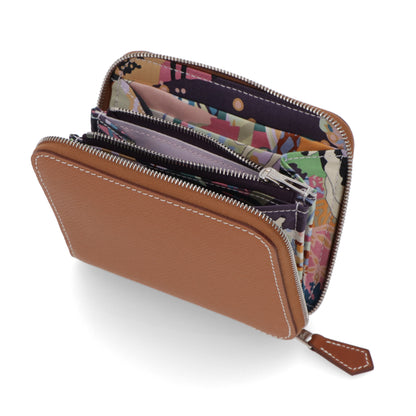 HERMES シルクインコンパクト ゴールド カシス ヴェールフィズ