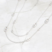 HERMES ファランドール ネックレス 120 シルバー925