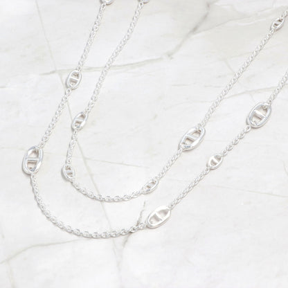 エルメス HERMES アクセサリー ファランドールネックレス120 レディース シルバー シルバー925/1000