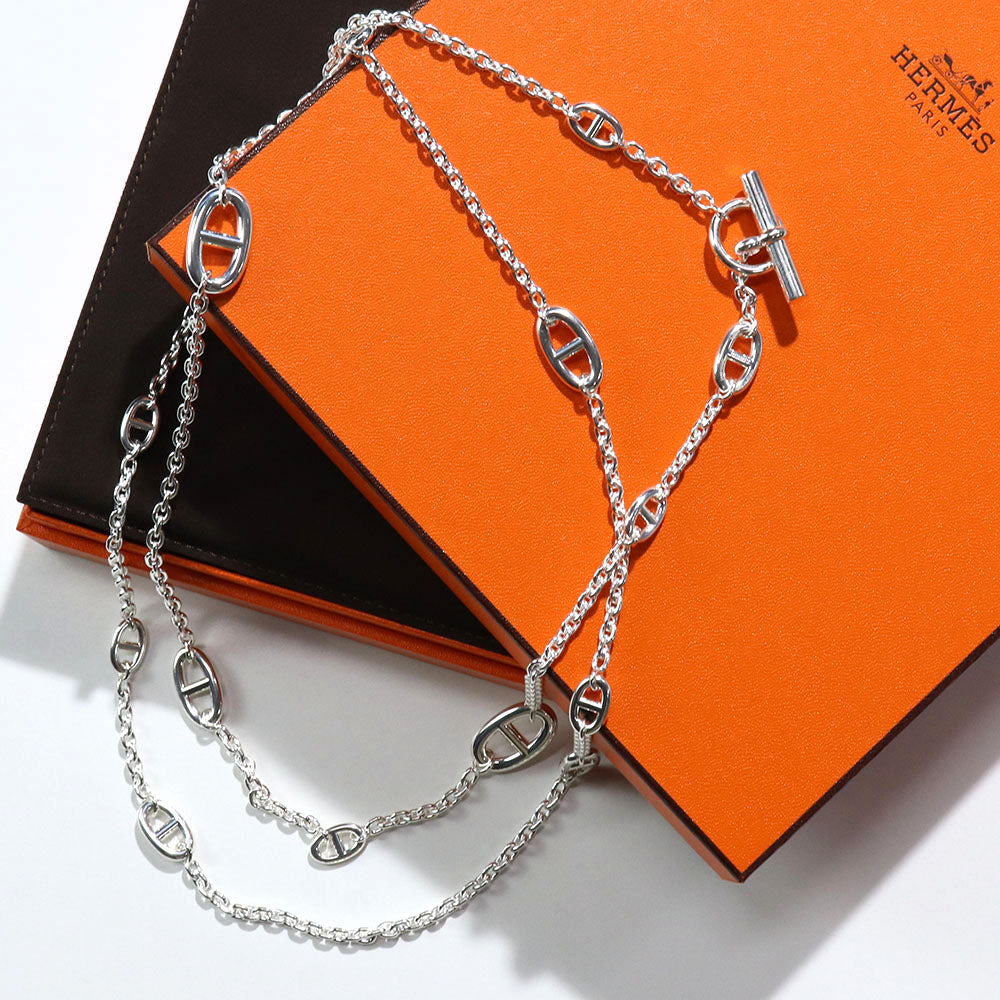 HERMES ファランドール ネックレス 120 シルバー925