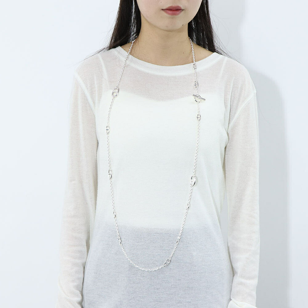 HERMES ファランドール ネックレス 120 シルバー925