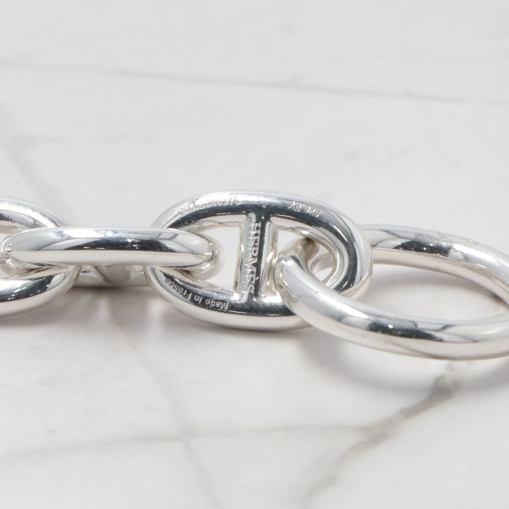 HERMES シェーヌダンクル MM ブレスレット シルバー