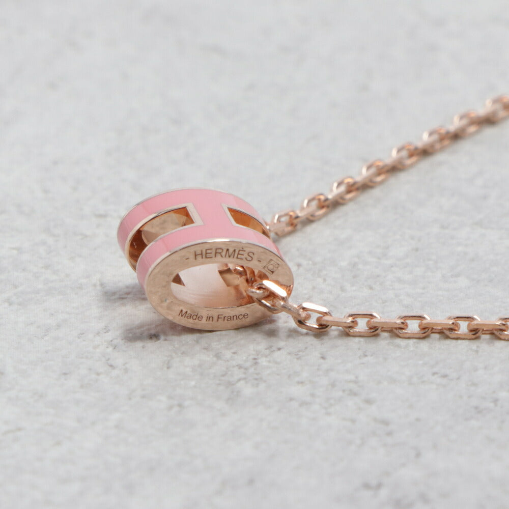 【華やかピンク◎】HERMES Mini Pop H ネックレス エルメス HERMES アクセサリー POP Hミニ ネックレス レディース