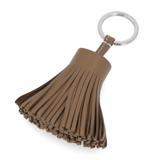 HERMES カルメン エトゥープ キーリング ラムスキン