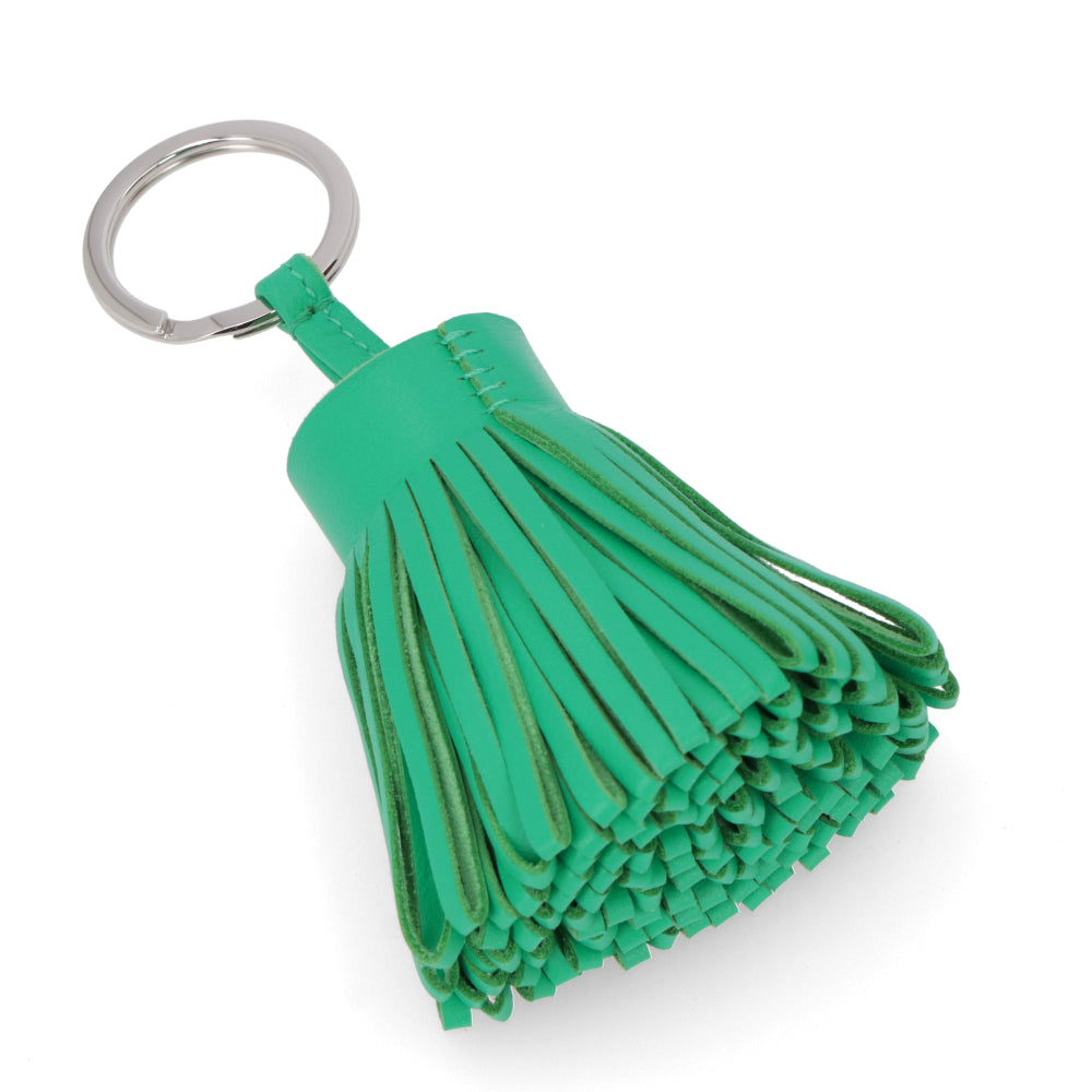 HERMES カルメン キーリング ミント ラムスキン