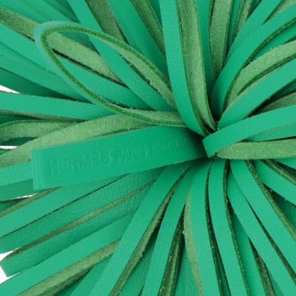 HERMES カルメン キーリング ミント ラムスキン