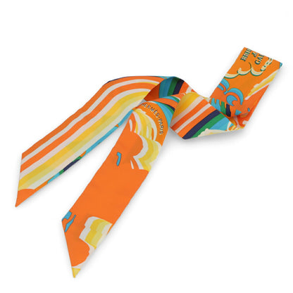 HERMES ツイリー Brides de Gala Shadow オレンジ