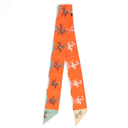 HERMES ツイリー HERMES PARADE コーラル