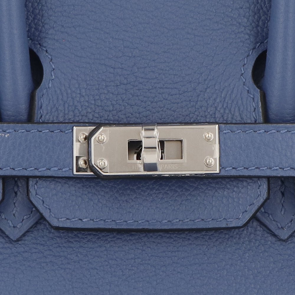 エルメス バーキン25ヴェルソ ブルーブライトン