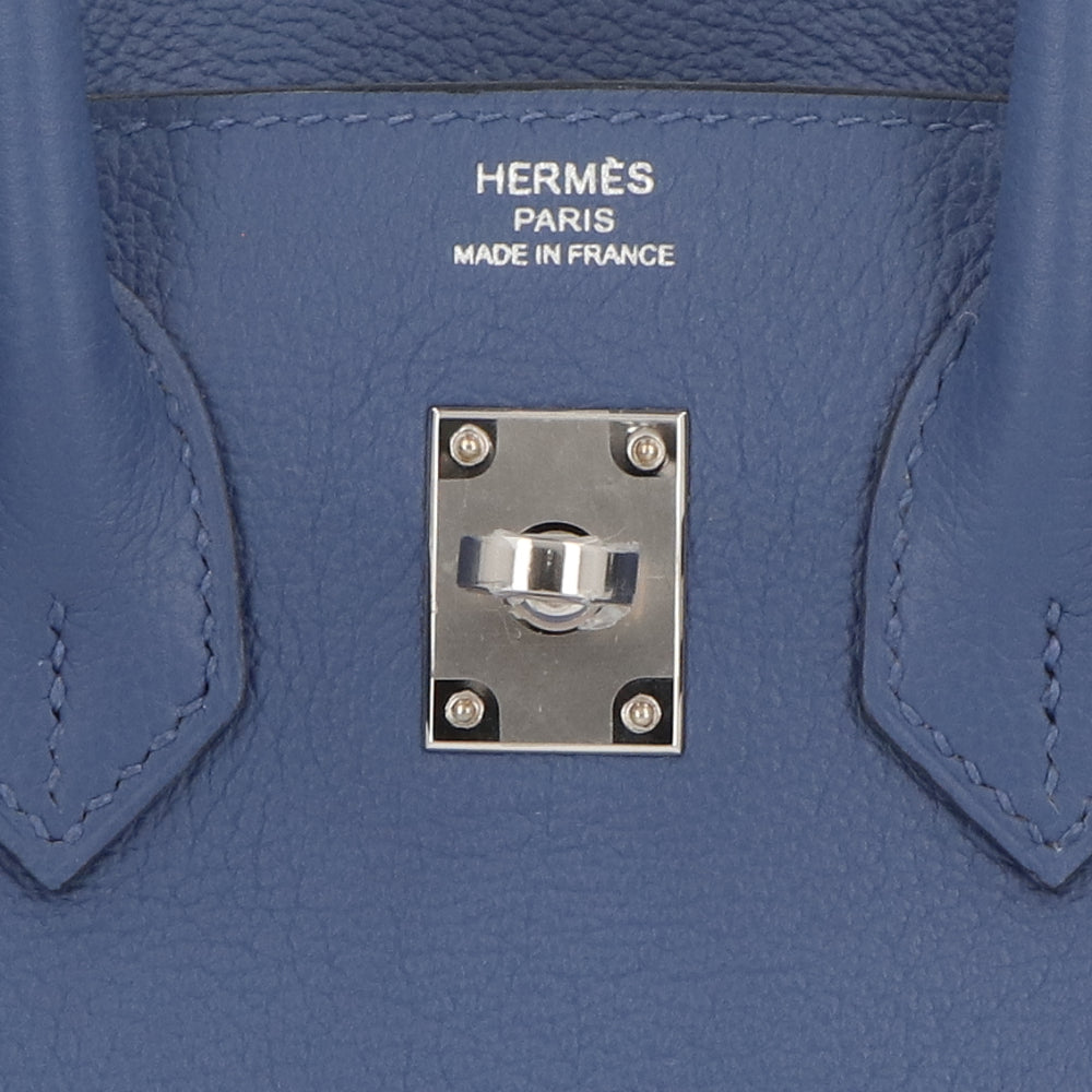 エルメス バーキン25ヴェルソ ブルーブライトン