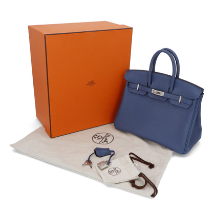 エルメス バーキン25ヴェルソ ブルーブライトン