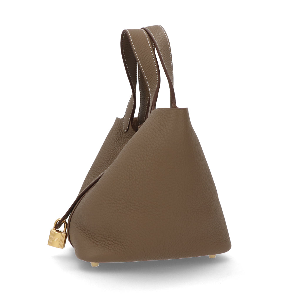 エルメス ピコタンロックPM エトゥープ ゴールド金具