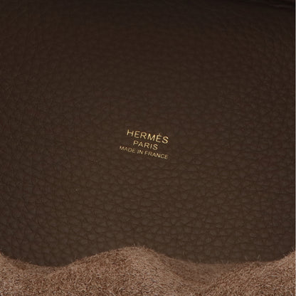 エルメス ピコタンロックPM エトゥープ ゴールド金具