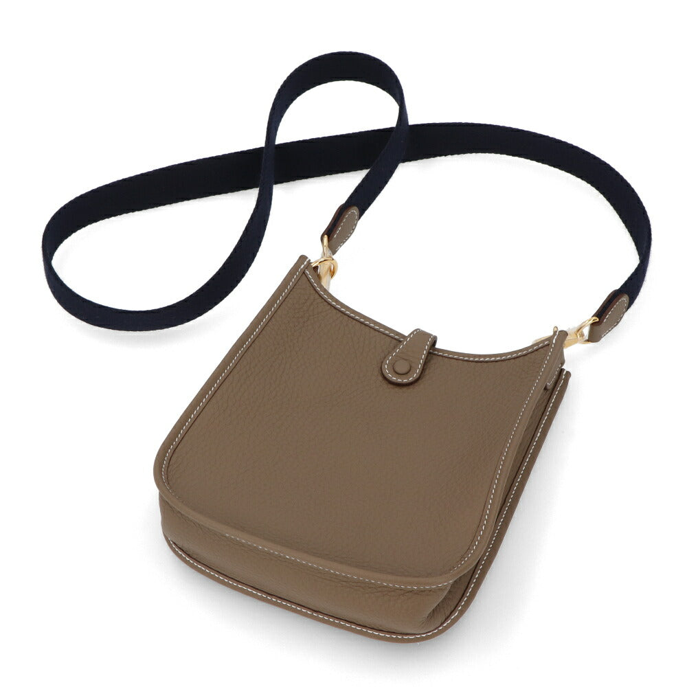 エルメス エヴリンTPM エトゥープ インディゴ ゴールド金具