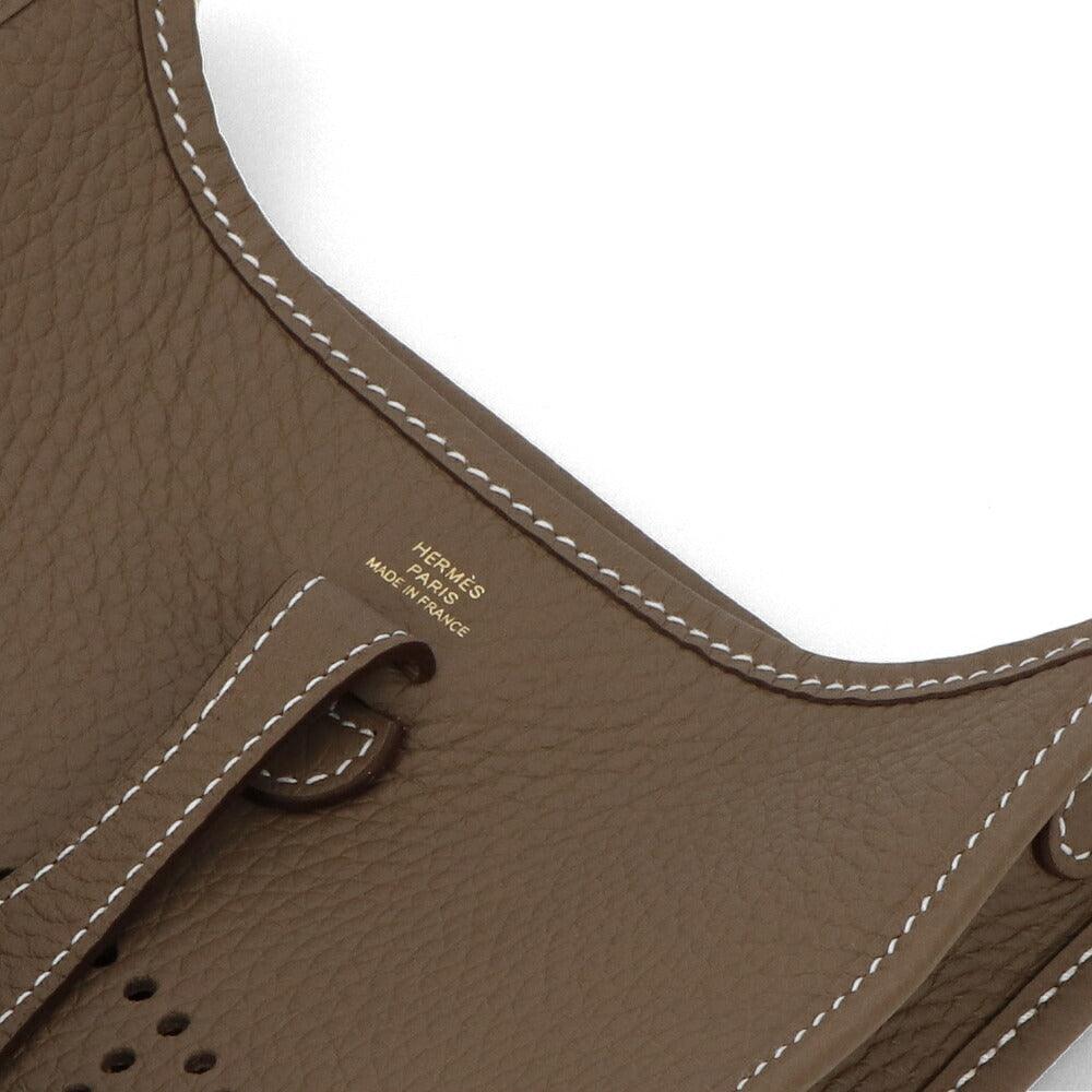 エルメス エヴリンTPM エトゥープ インディゴ ゴールド金具