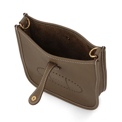 エルメス エヴリンTPM エトゥープ インディゴ ゴールド金具