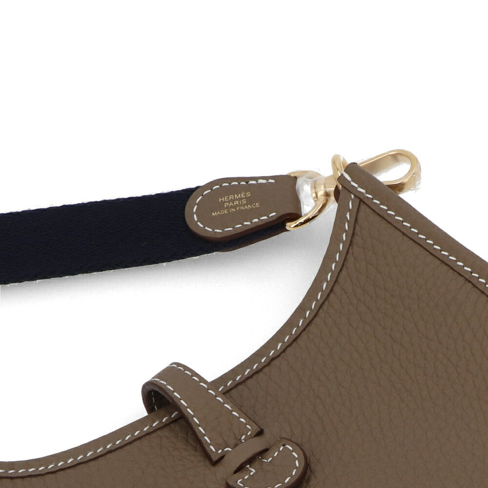 エルメス エヴリンTPM エトゥープ インディゴ ゴールド金具