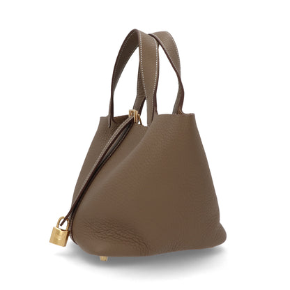 エルメス ピコタンロックPM エトゥープ ゴールド金具