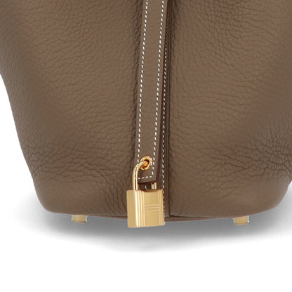 エルメス ピコタンロックPM エトゥープ ゴールド金具