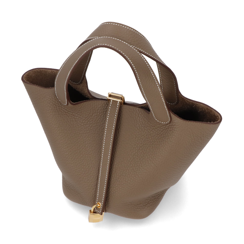 エルメス ピコタンロックPM エトゥープ ゴールド金具