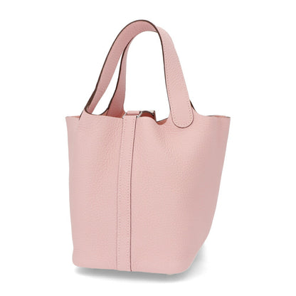 HERMES ピコタンロックPM ローズサクラ シルバー金具