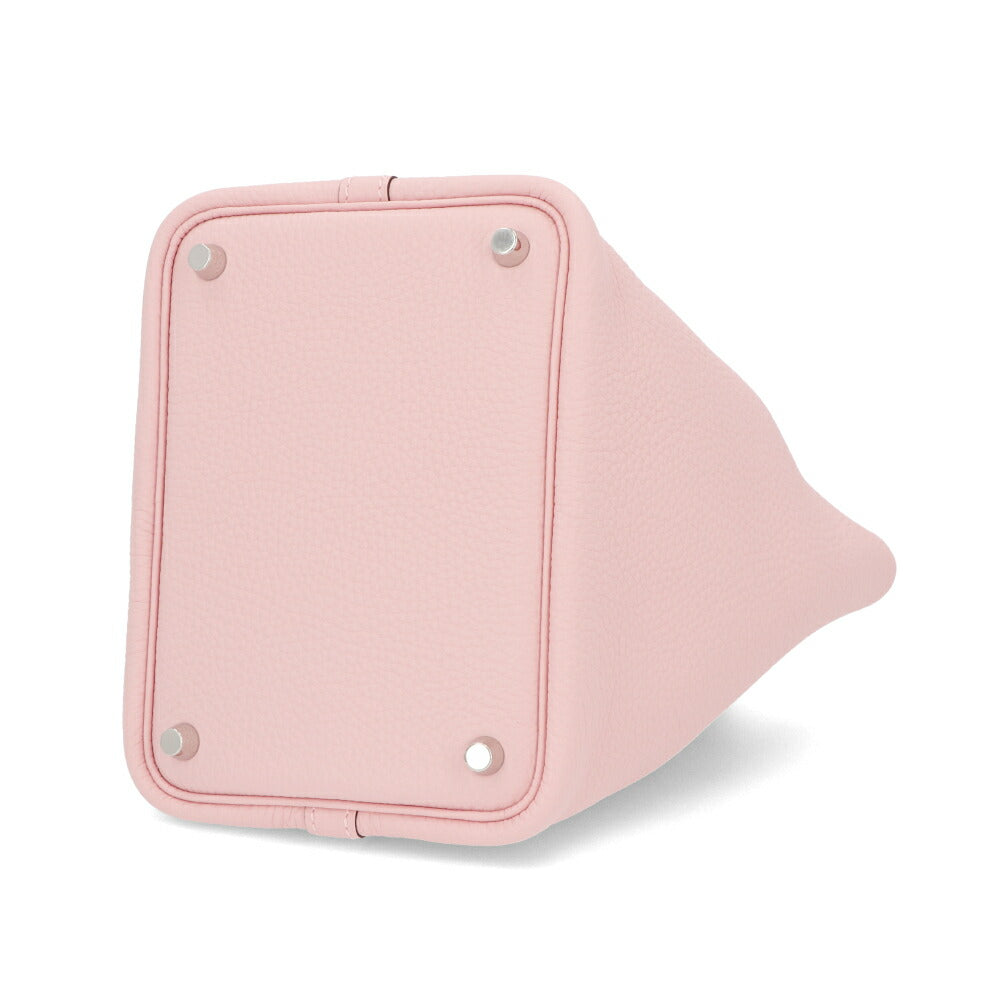 HERMES ピコタンロックPM ローズサクラ シルバー金具