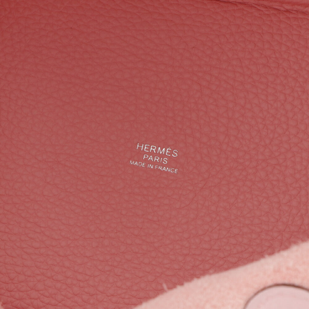 HERMES ピコタンロックPM ローズサクラ シルバー金具