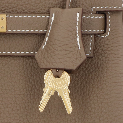 HERMES ケリー25 エトゥープ ゴールド金具 トゴ