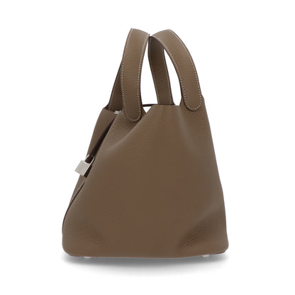 HERMES ピコタンロックMM エトゥープ シルバー金具