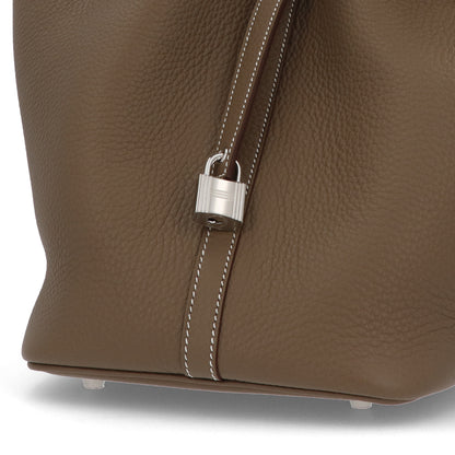 HERMES ピコタンロックMM エトゥープ シルバー金具