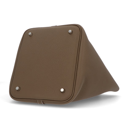 HERMES ピコタンロックMM エトゥープ シルバー金具