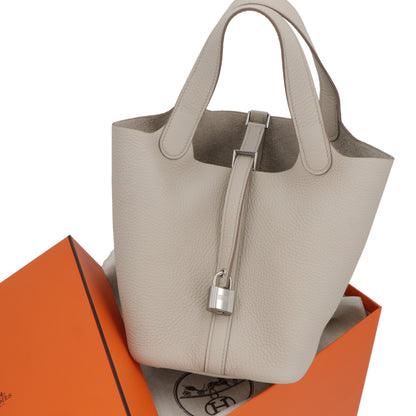 HERMES ピコタンロックPM ベトン シルバー金具