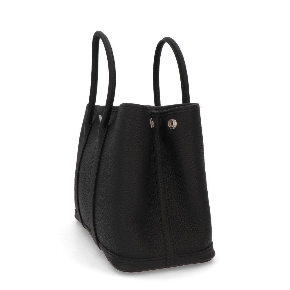 HERMES ガーデンパーティTPM ブラック シルバー金具
