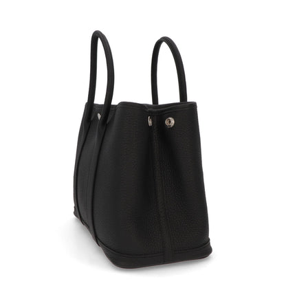 HERMES ガーデンパーティTPM ブラック シルバー金具