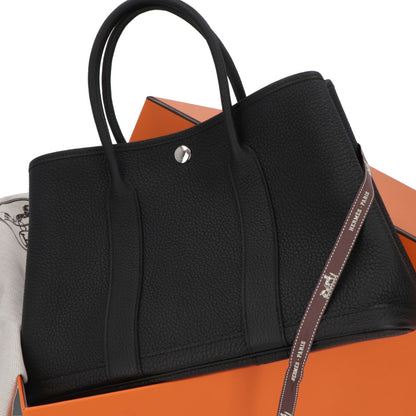 HERMES ガーデンパーティTPM ブラック シルバー金具