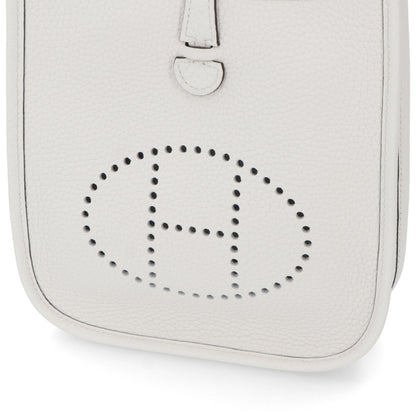 HERMES エヴリンTPM ニューホワイト ゴールド金具