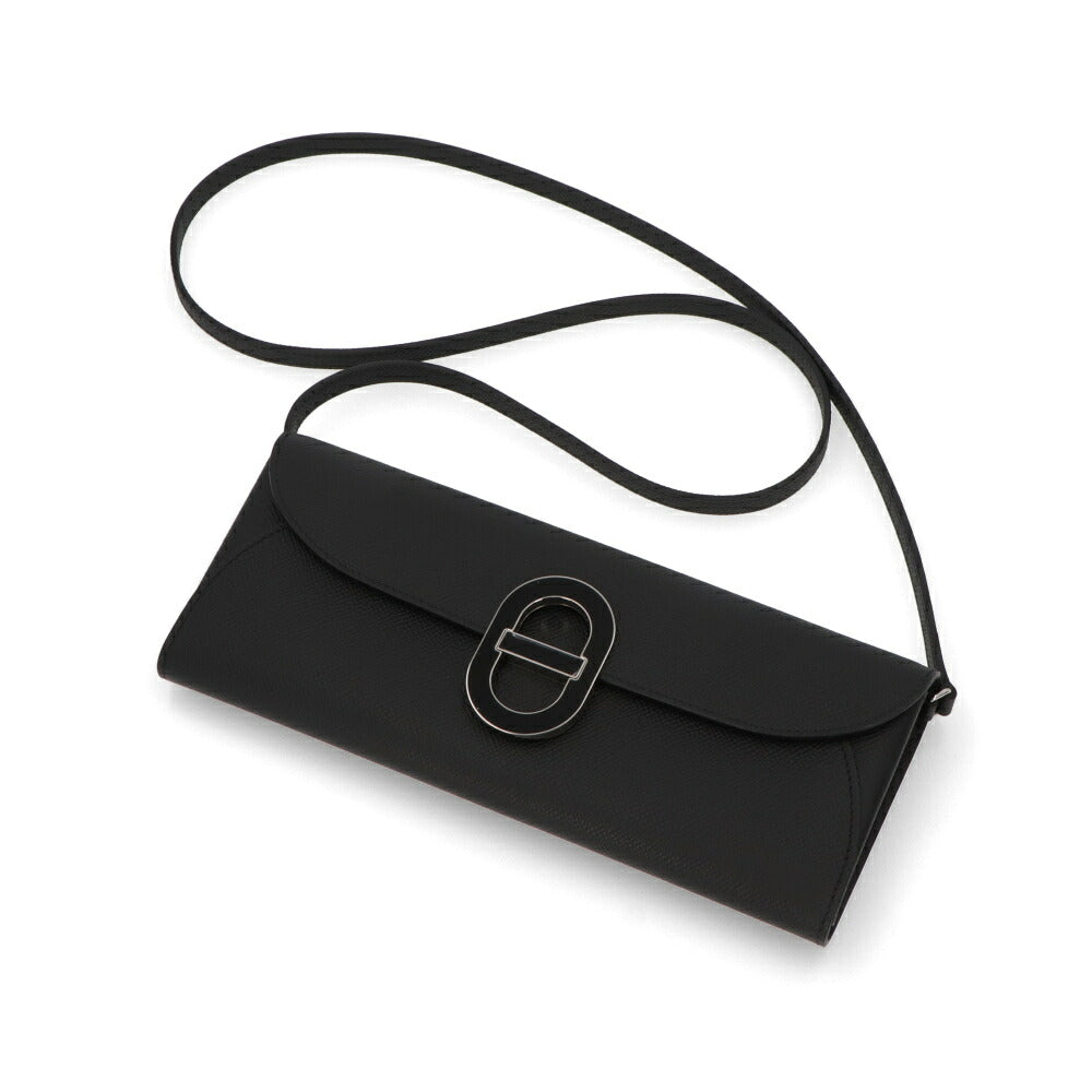 HERMES エルメス レディース バッグ シェーヌダンクル トゥーゴー ブラック シルバーラッカー金具 ヴォーエプソン B刻印