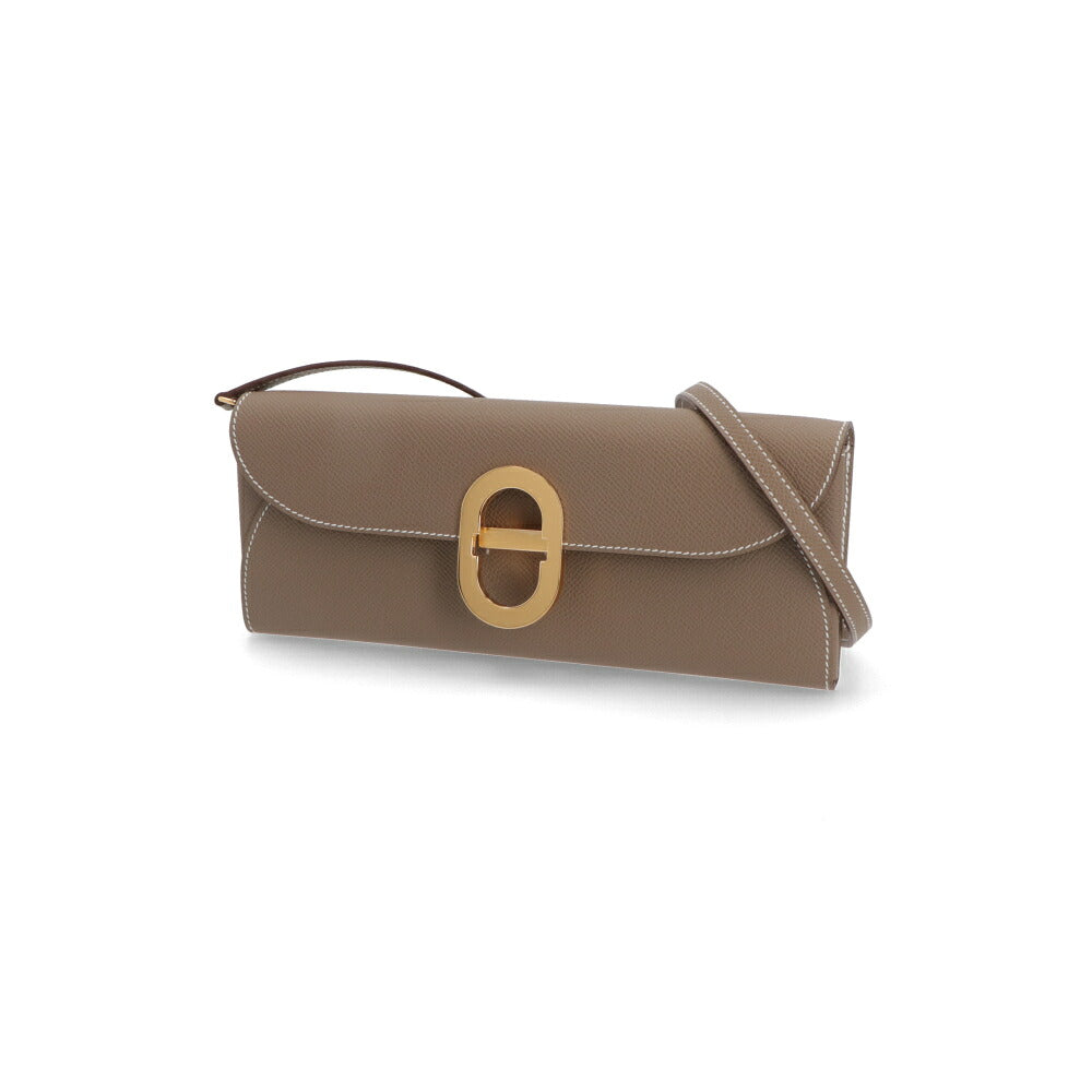 HERMES エルメス レディース バッグ シェーヌダンクル トゥーゴー グレー系 ゴールド金具 エトゥープ ヴォーエプソン B刻印