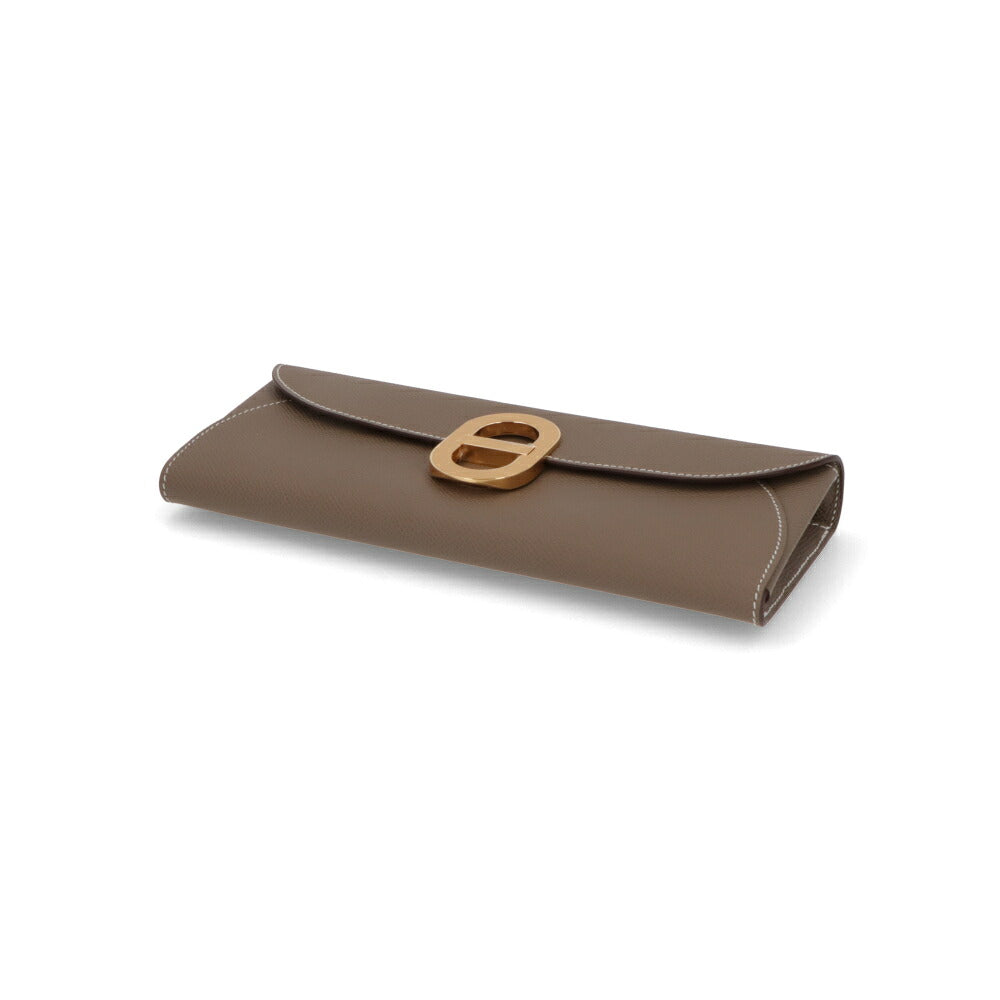 HERMES エルメス レディース バッグ シェーヌダンクル トゥーゴー グレー系 ゴールド金具 エトゥープ ヴォーエプソン B刻印