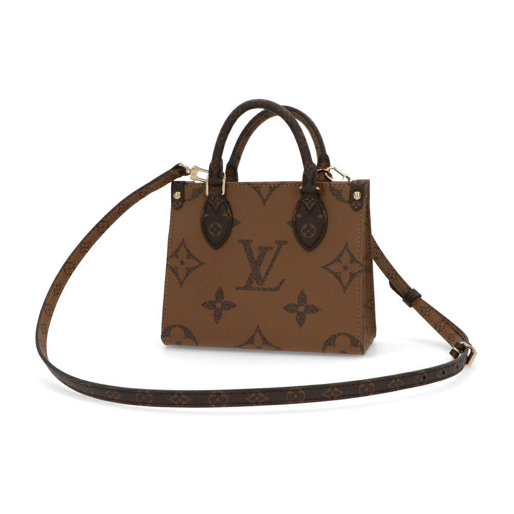 【中古/新品同様】LOUIS VUITTON ルイ ヴィトン レディース バッグ ショルダーバッグ オンザゴーBB ブラウン系 モノグラムキャンバス ICチップあり モノグラム M46839